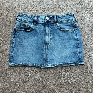 Denim Mini Skirt